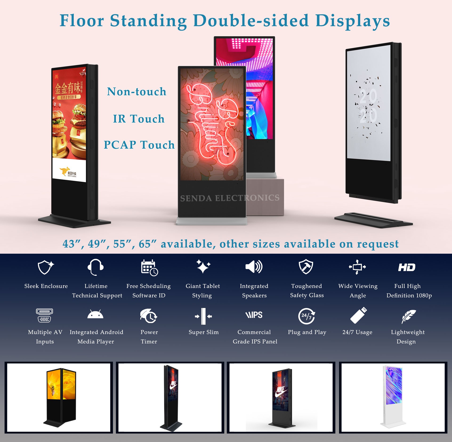 digital signages,window display,digital posters,outdoor digital signages