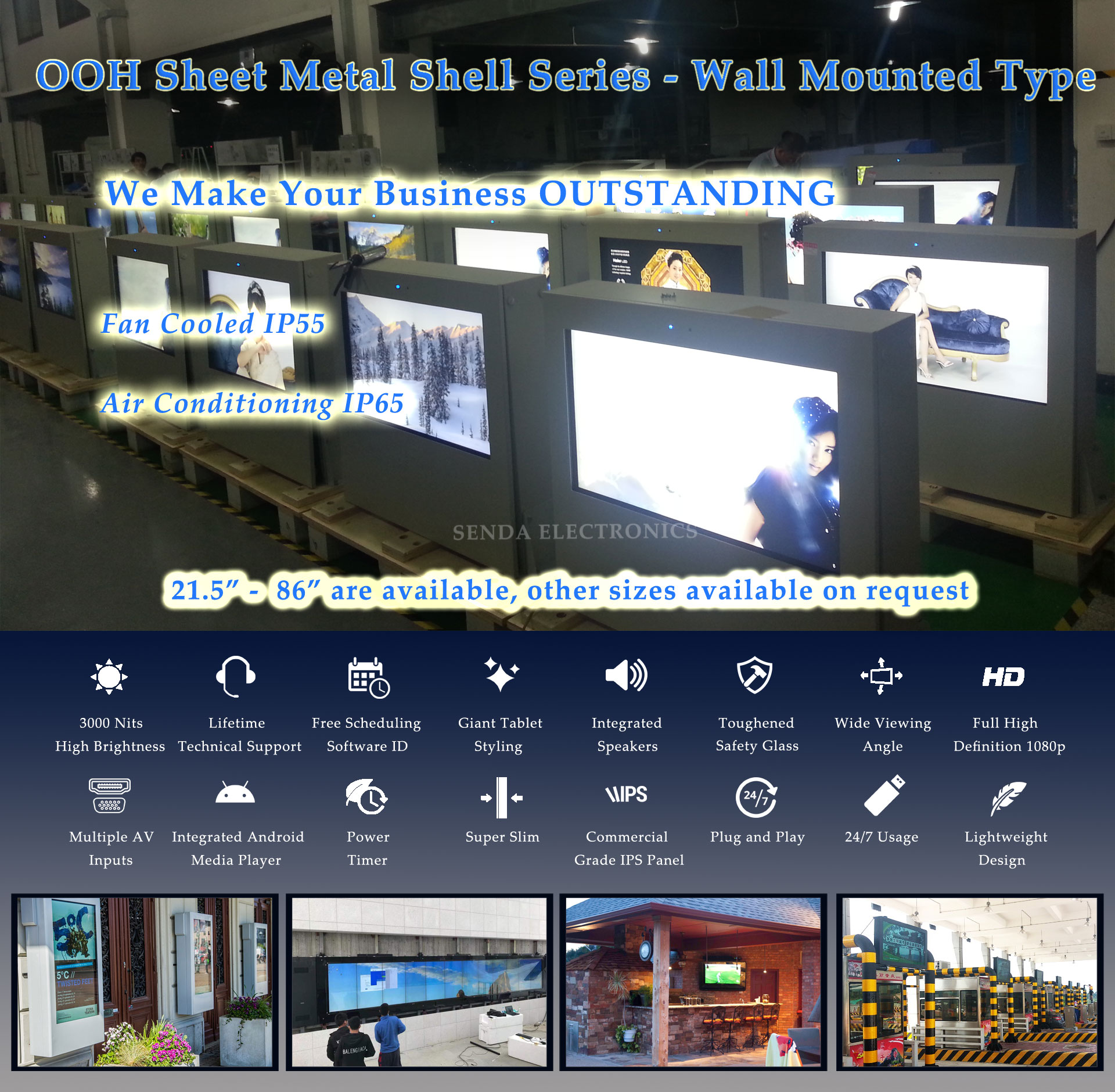 digital signages,window display,digital posters,outdoor digital signages