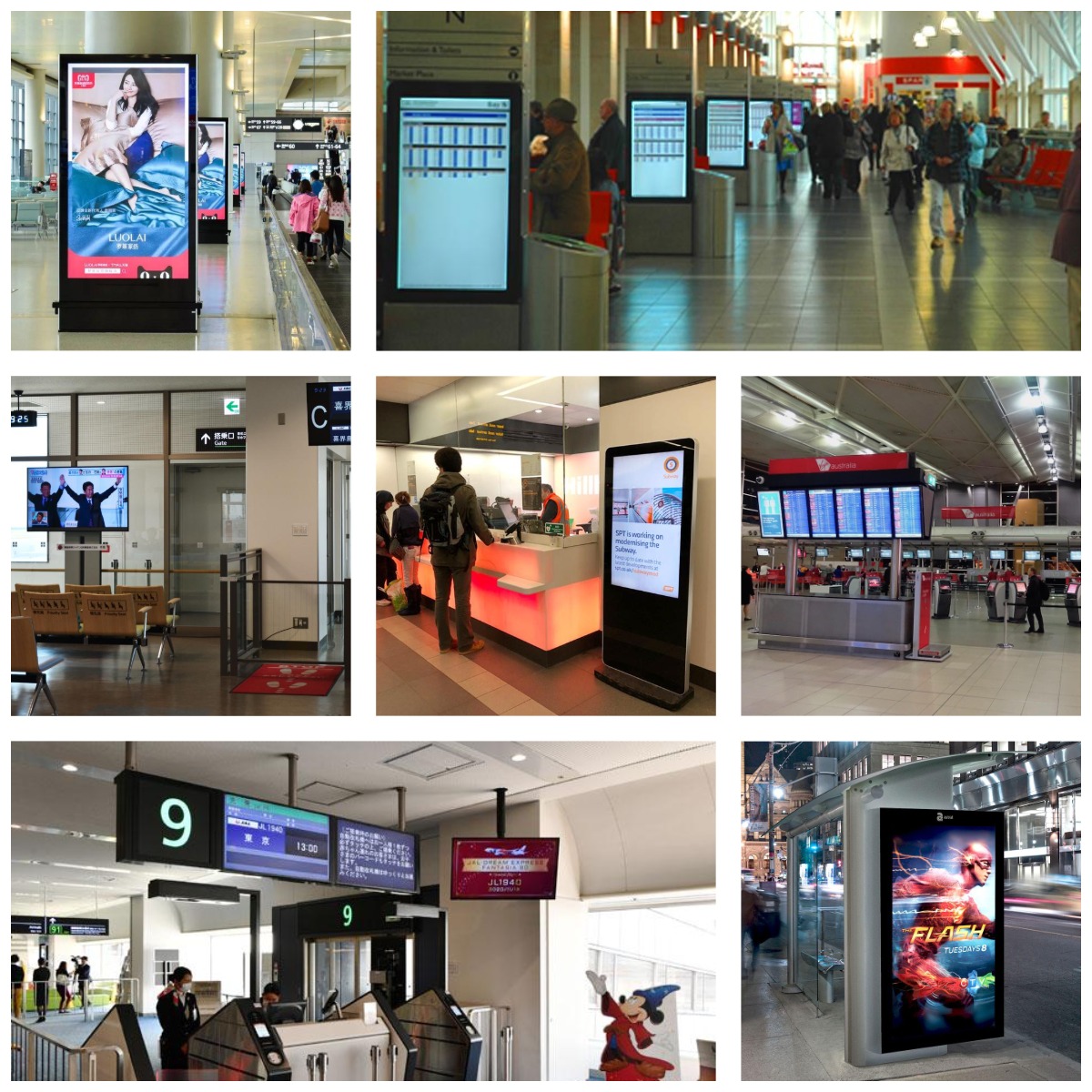 digital signages,window display,digital posters,outdoor digital signages