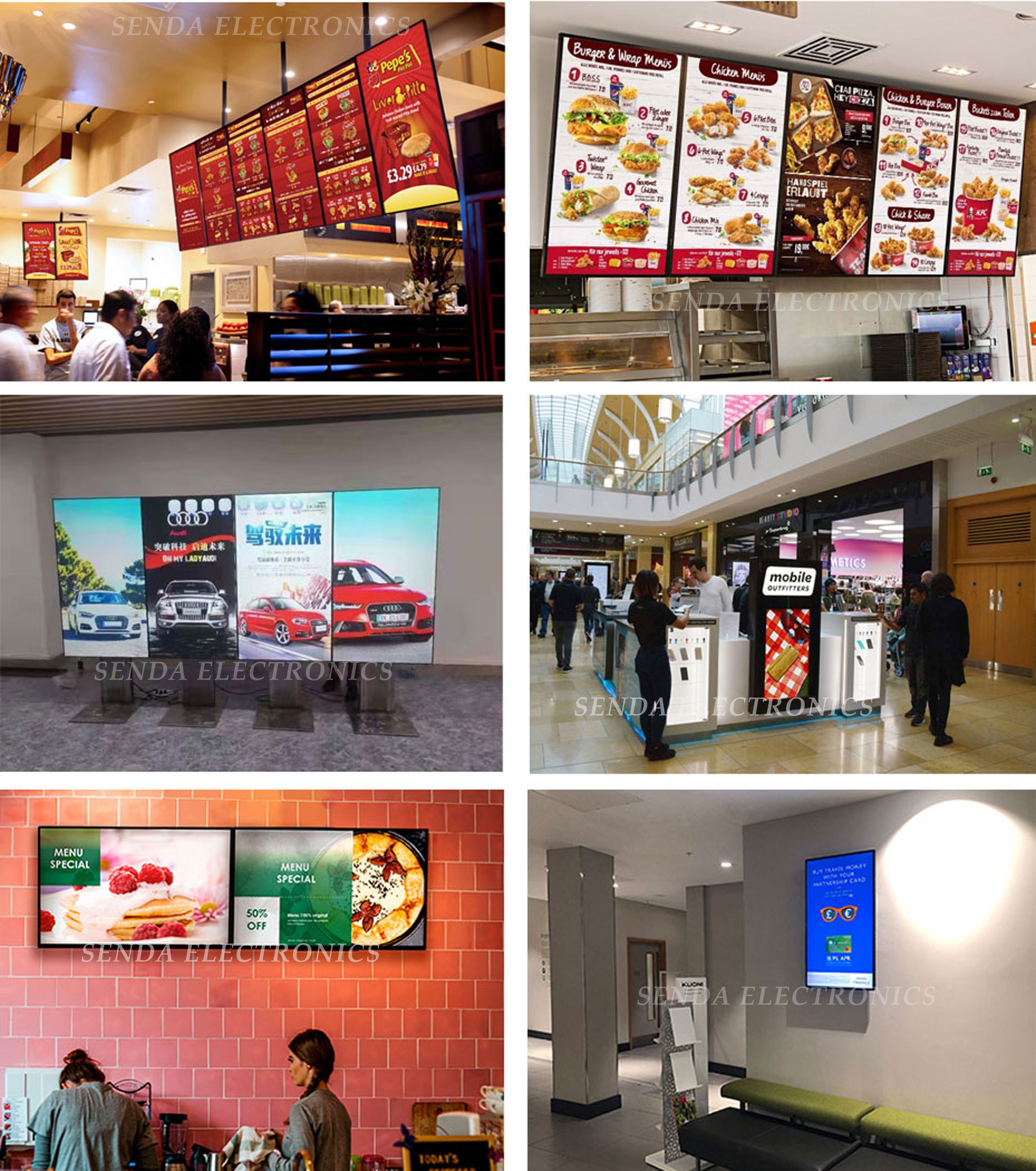 digital signages,window display,digital posters,outdoor digital signages