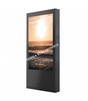 43''-110'' Floor Standing Outdoor Advertising Display Aluminium Shell Series