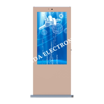 32''-110'' Floor Standing Outdoor Advertising Display Sheet Metal Shell Series