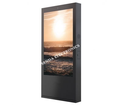 43''-110'' Floor Standing Outdoor Advertising Display Aluminium Shell Series