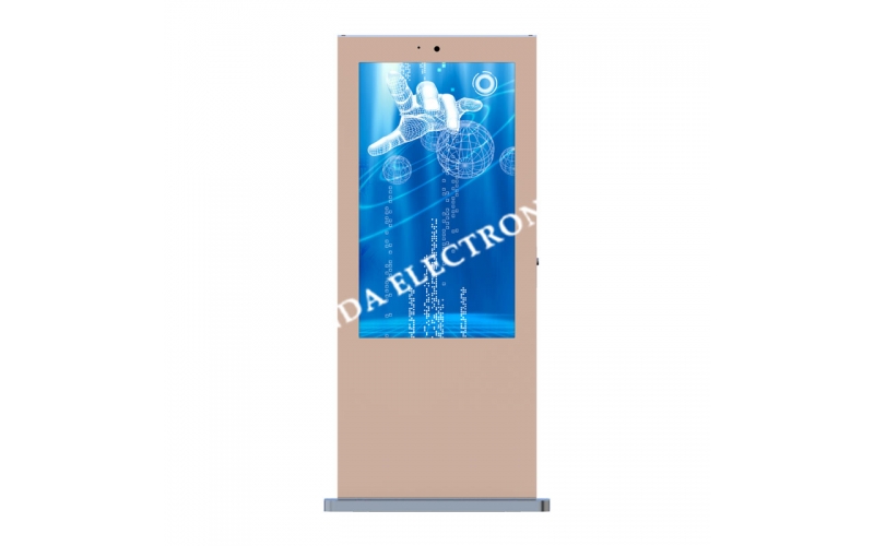 32''-110'' Floor Standing Outdoor Advertising Display Sheet Metal Shell Series