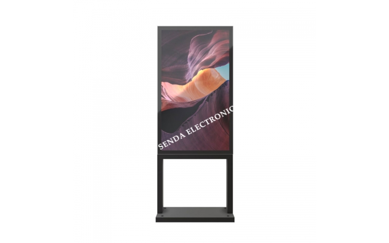 32''-110'' Floor Standing Outdoor Advertising Display Care Free Shell Series